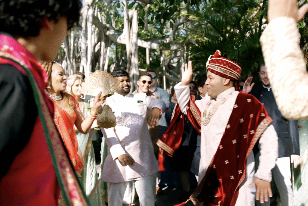 Indian Fusion Baraat at the Ca'D'Zan of Ringling Sarasota with Dholi Om and DJ Pram